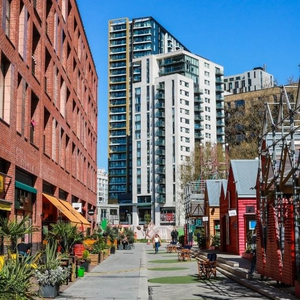 Skyline of Elephant Park