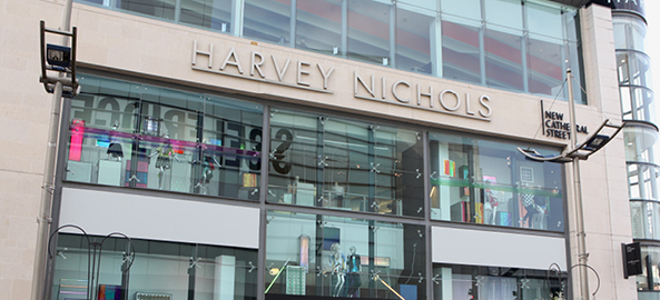 Shop front of Harvey Nichols