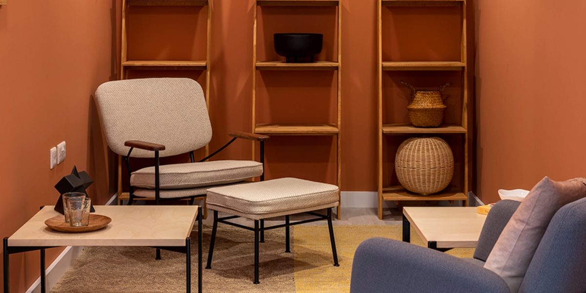 A Nordic-inspired living room at Lendlease's Park Central East